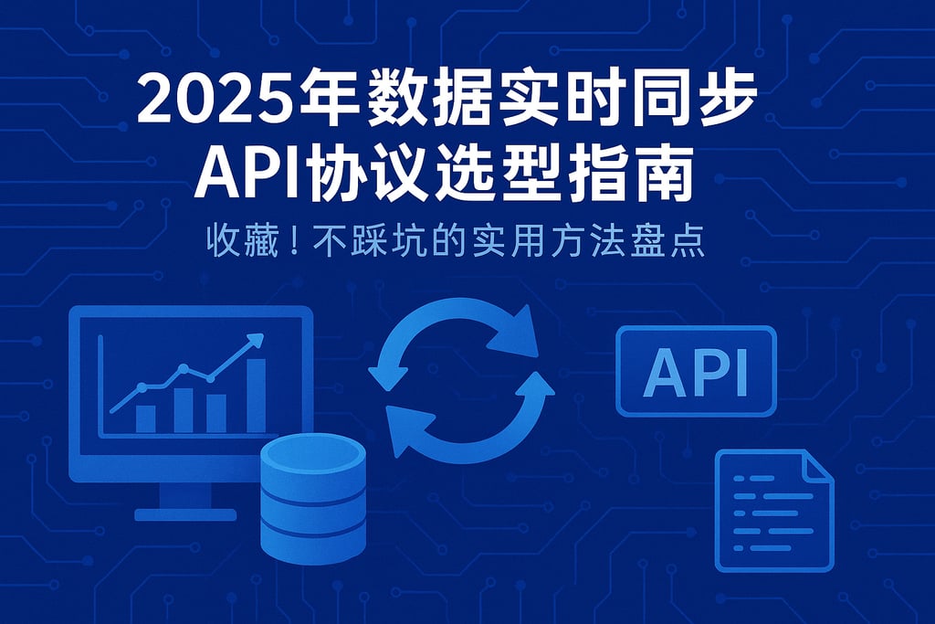 2025年数据实时同步API协议选型指南，收藏！不踩坑的实用方法盘点
