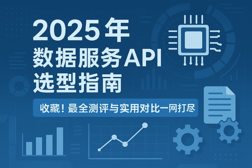 2025年数据服务API选型指南，收藏！最全测评与实用对比一网打尽
