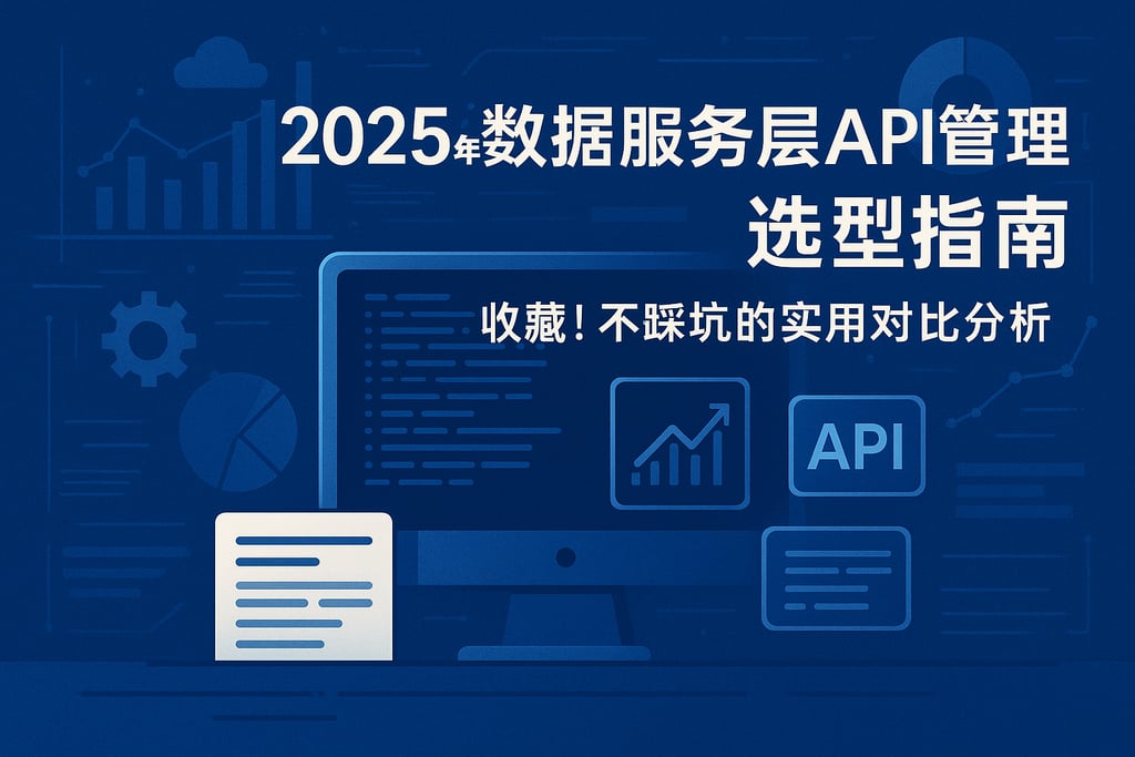 2025年数据服务层API管理选型指南，收藏！不踩坑的实用对比分析