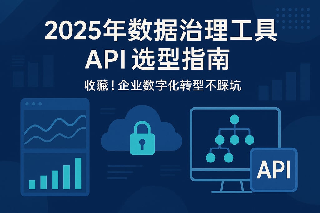 2025年数据治理工具API选型指南，收藏！企业数字化转型不踩坑