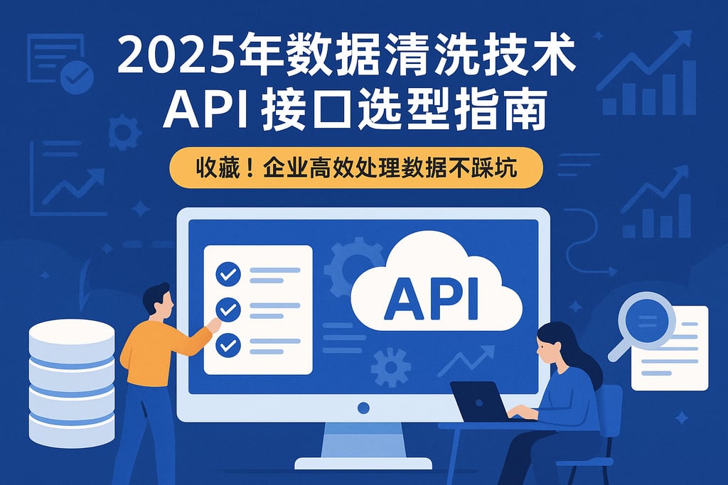 2025年数据清洗技术API接口选型指南，收藏！企业高效处理数据不踩坑