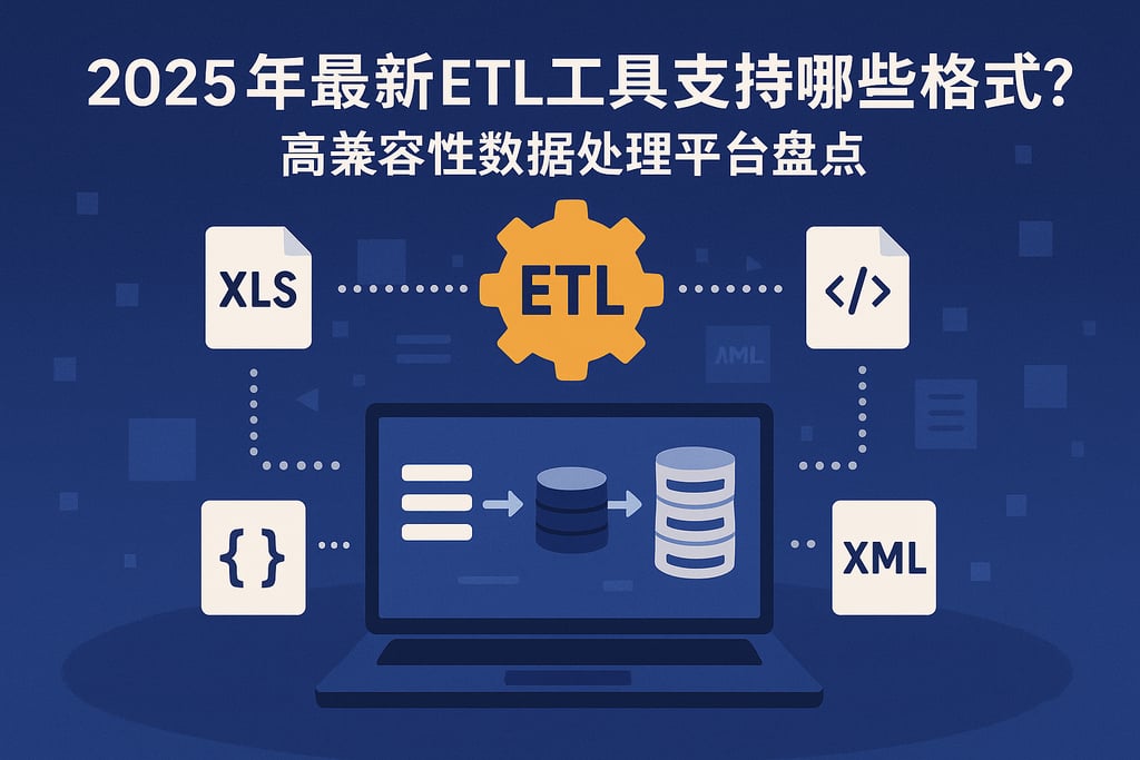 2025年最新etl工具支持哪些格式？高兼容性数据处理平台盘点