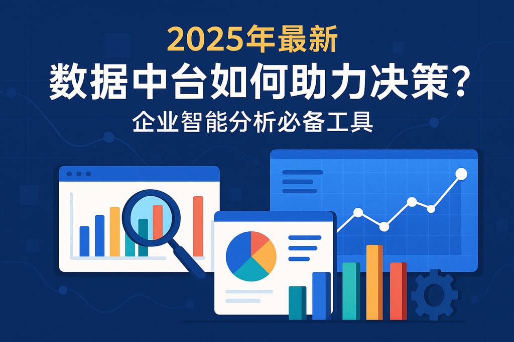 2025年最新数据中台如何助力决策？企业智能分析必备工具