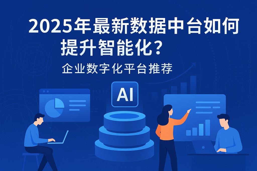 2025年最新数据中台如何提升智能化？企业数字化平台推荐