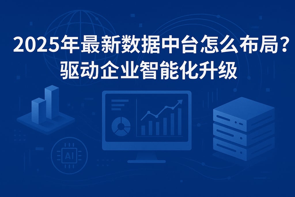 2025年最新数据中台怎么布局？驱动企业智能化升级