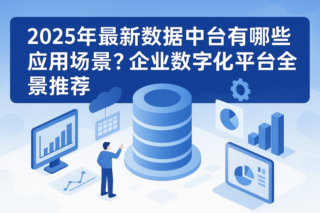 2025年最新数据中台有哪些应用场景？企业数字化平台全景推荐