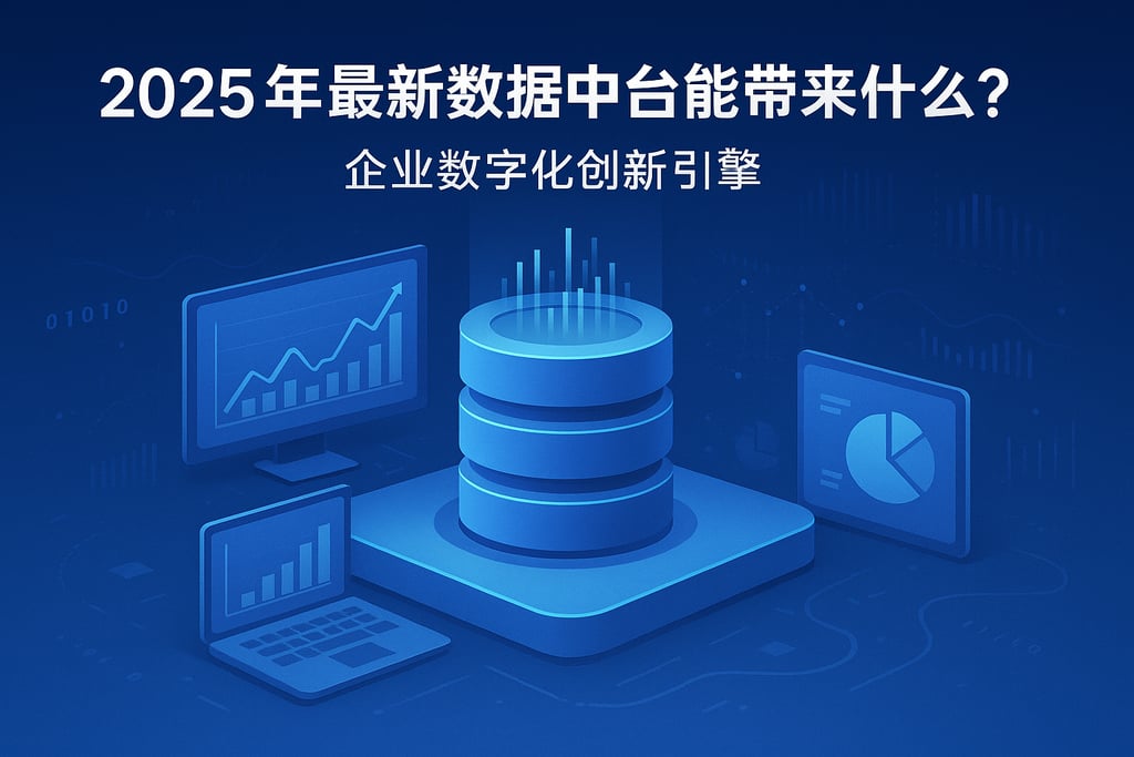 2025年最新数据中台能带来什么？企业数字化创新引擎