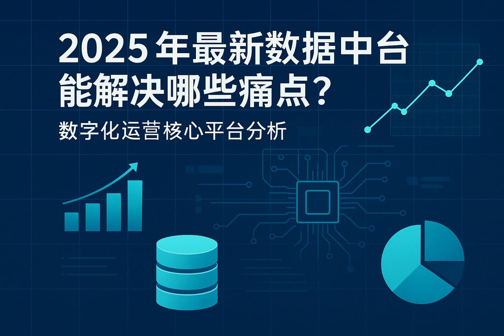 2025年最新数据中台能解决哪些痛点？数字化运营核心平台分析