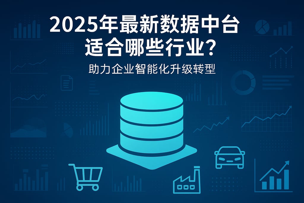 2025年最新数据中台适合哪些行业？助力企业智能化升级转型