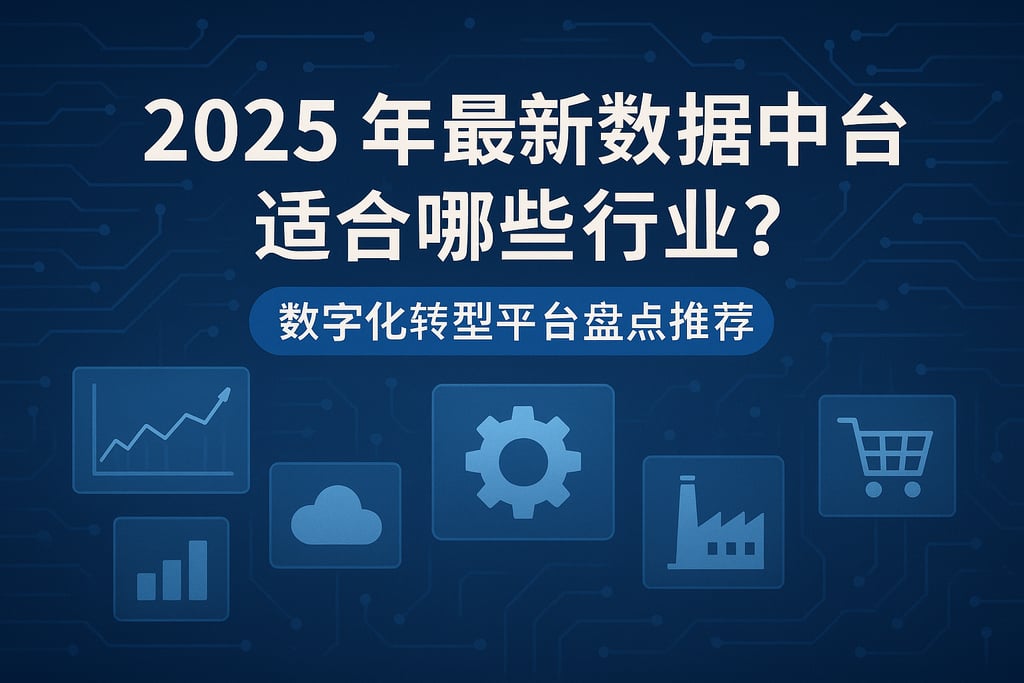 2025年最新数据中台适合哪些行业？数字化转型平台盘点推荐