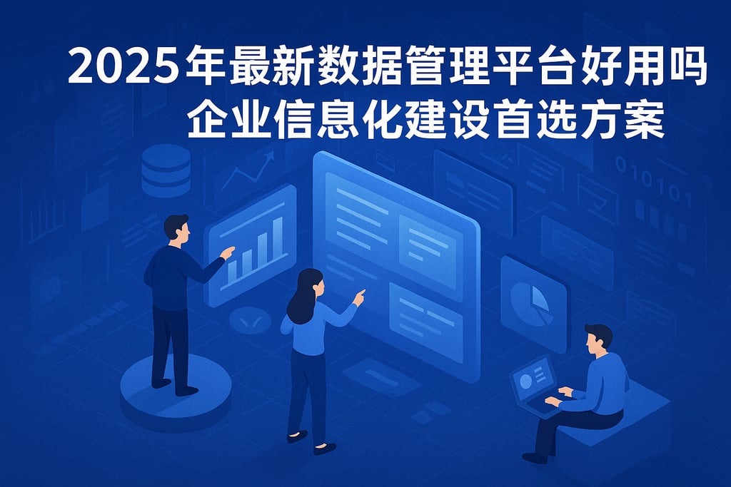 2025年最新数据管理平台好用吗？企业信息化建设首选方案