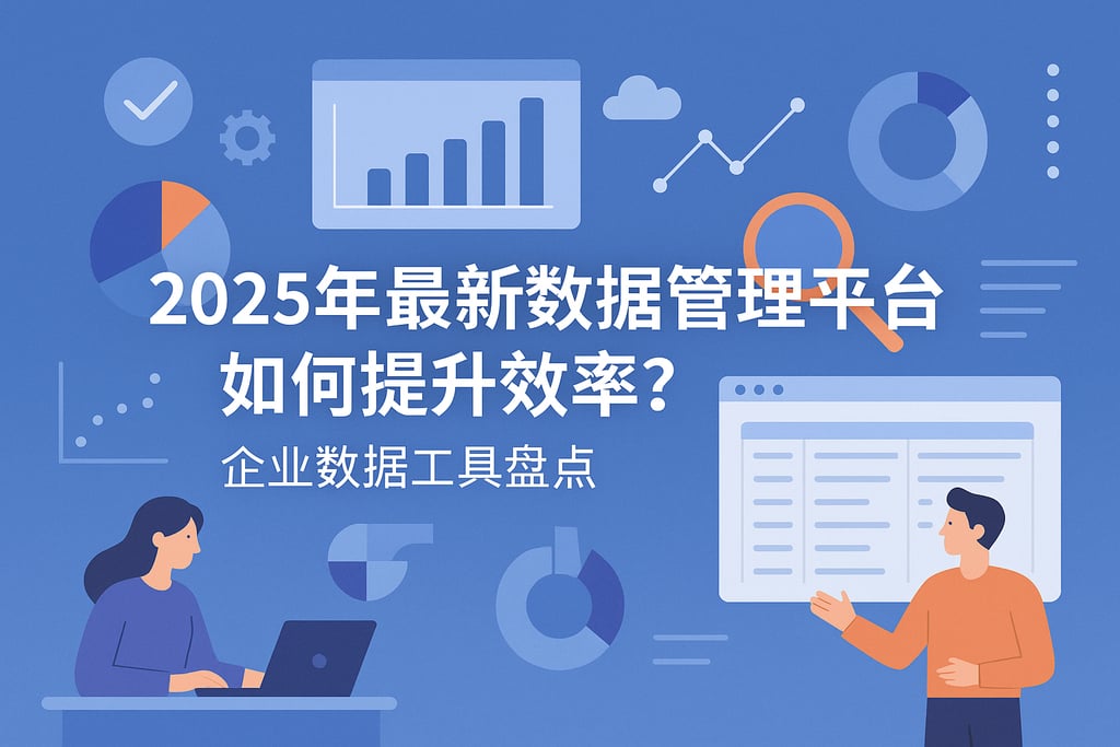 2025年最新数据管理平台如何提升效率？企业数据工具盘点