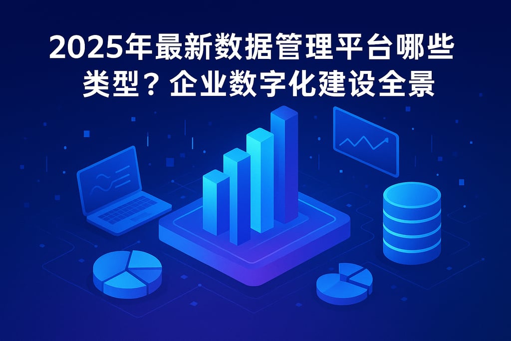 2025年最新数据管理平台有哪些类型？企业数字化建设全景解析
