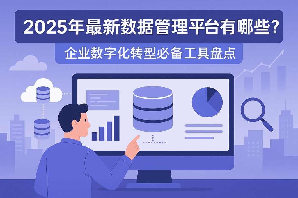 2025年最新数据管理平台有哪些？企业数字化转型必备工具盘点