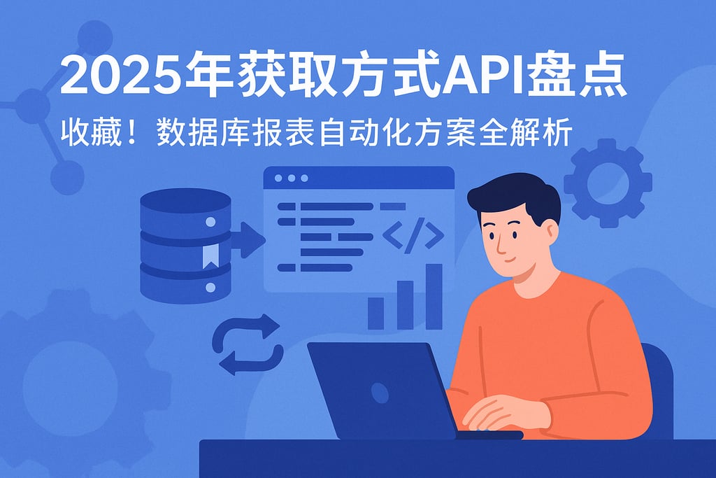 2025年获取方式API盘点，收藏！数据库报表自动化方案全解析