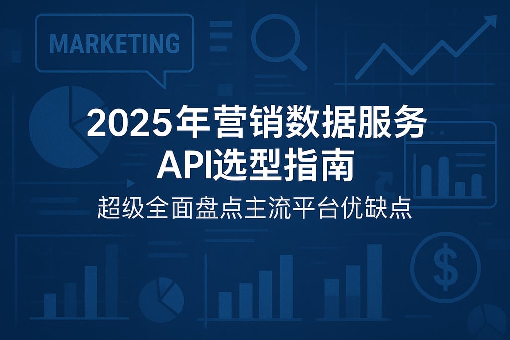 2025年营销数据服务API选型指南，超级全面盘点主流平台优缺点
