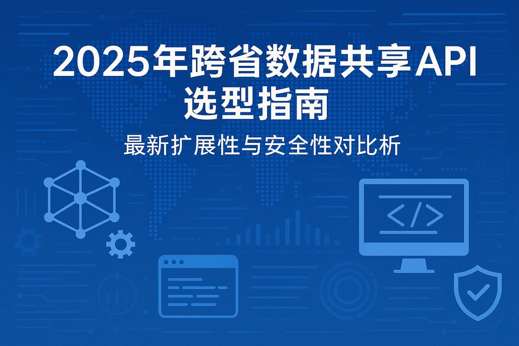 2025年跨省数据共享API接口选型指南，收藏！最新扩展性与安全性对比分析