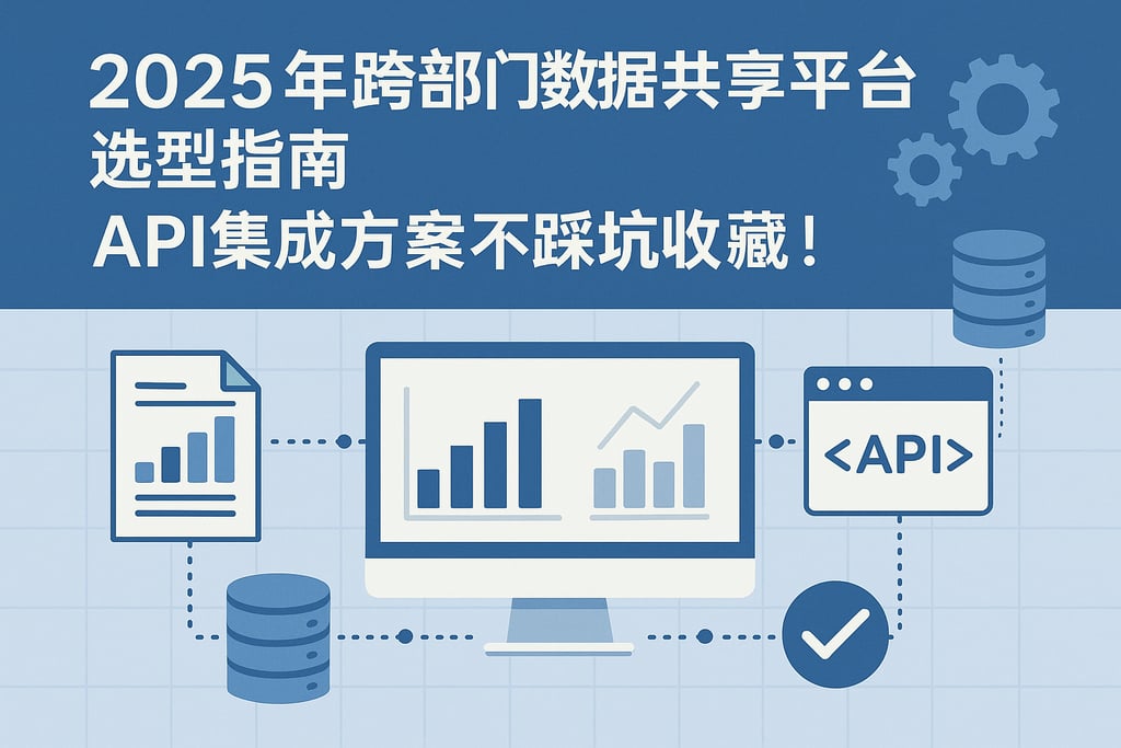 2025年跨部门数据共享平台选型指南，API集成方案不踩坑收藏！