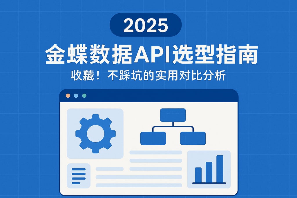 2025年金蝶数据API选型指南，收藏！不踩坑的实用对比分析