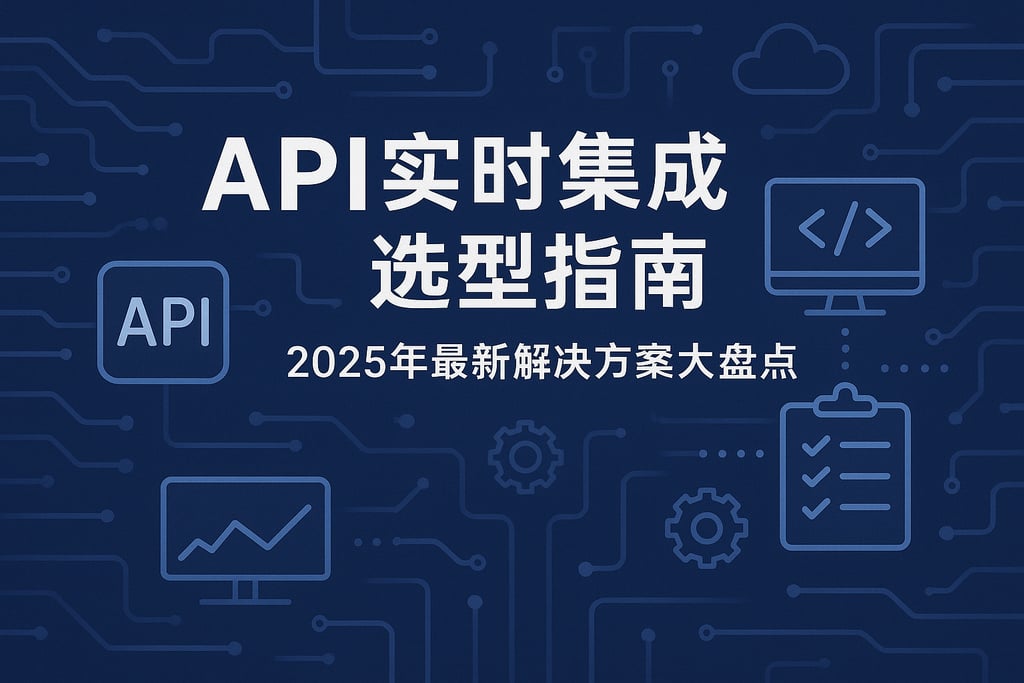 API实时集成选型指南,2025年最新解决方案大盘点 | 帆软数字化转型知识库
