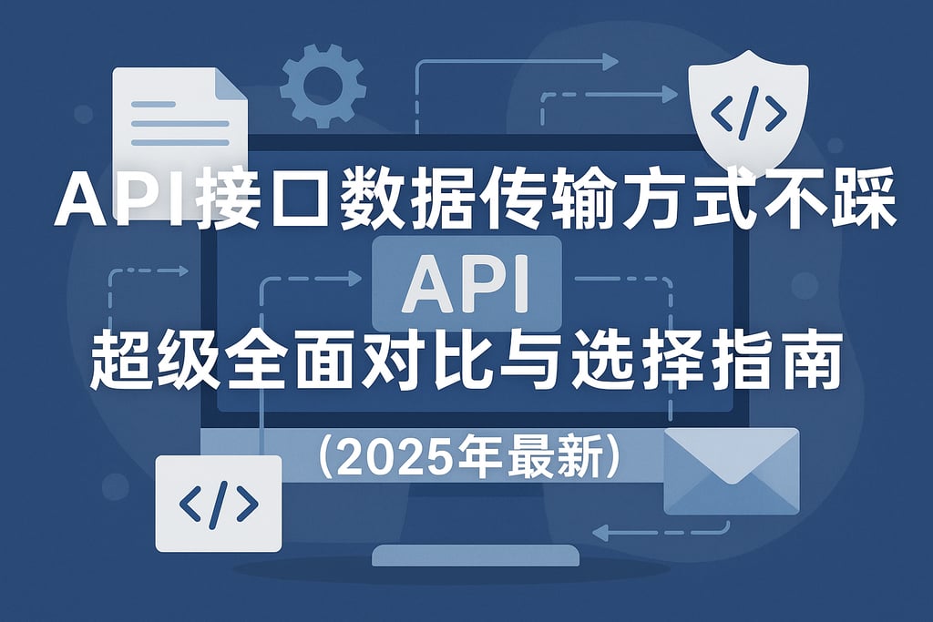 API接口数据传输方式不踩坑,超级全面对比与选择指南(2025年最新) | 帆软数字化转型知识库