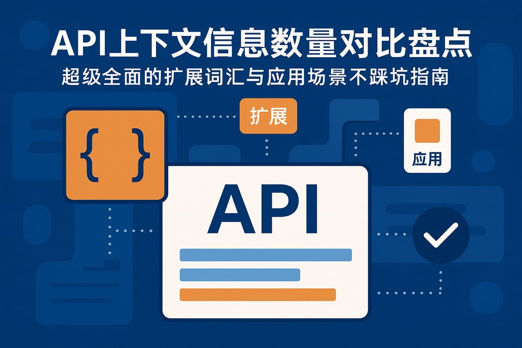 API上下文信息数量对比盘点，超级全面的扩展词汇与应用场景不踩坑指南
