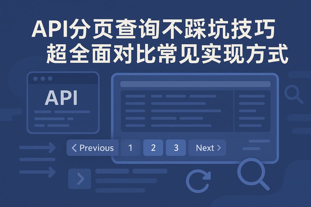API分页查询不踩坑技巧，超级全面对比常见实现方式