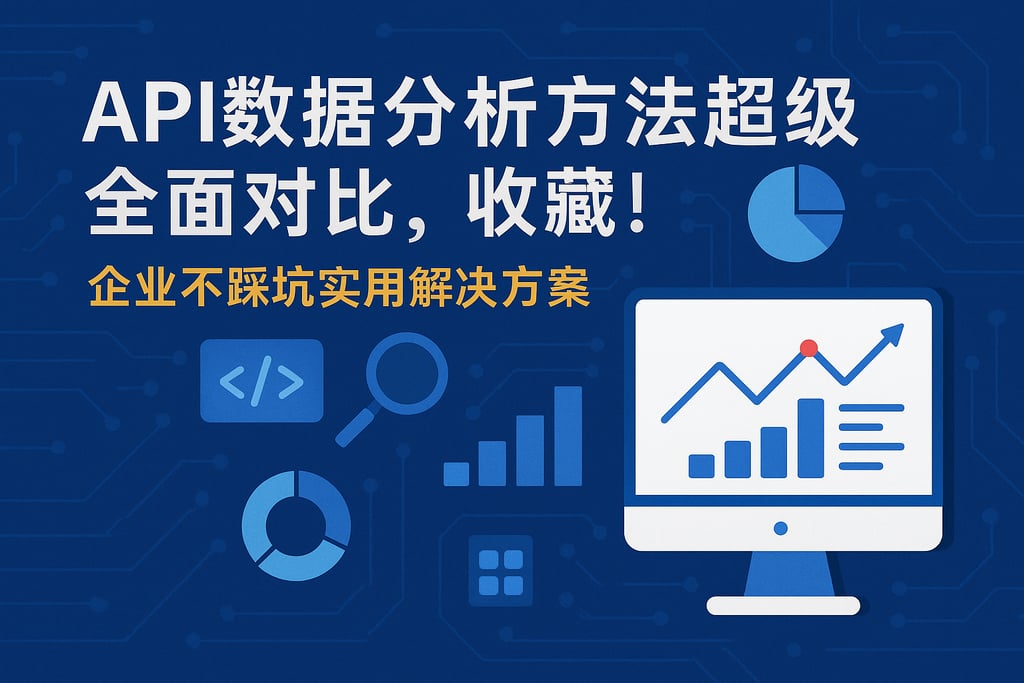 API数据分析方法超级全面对比，收藏！企业不踩坑实用解决方案