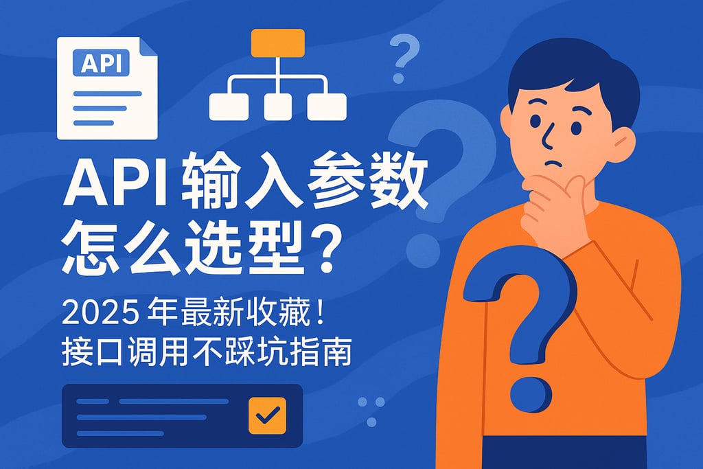 API输入参数怎么选型？2025年最新收藏！接口调用不踩坑指南