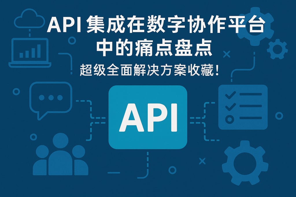 API集成在数字协作平台中的痛点盘点，超级全面解决方案收藏！