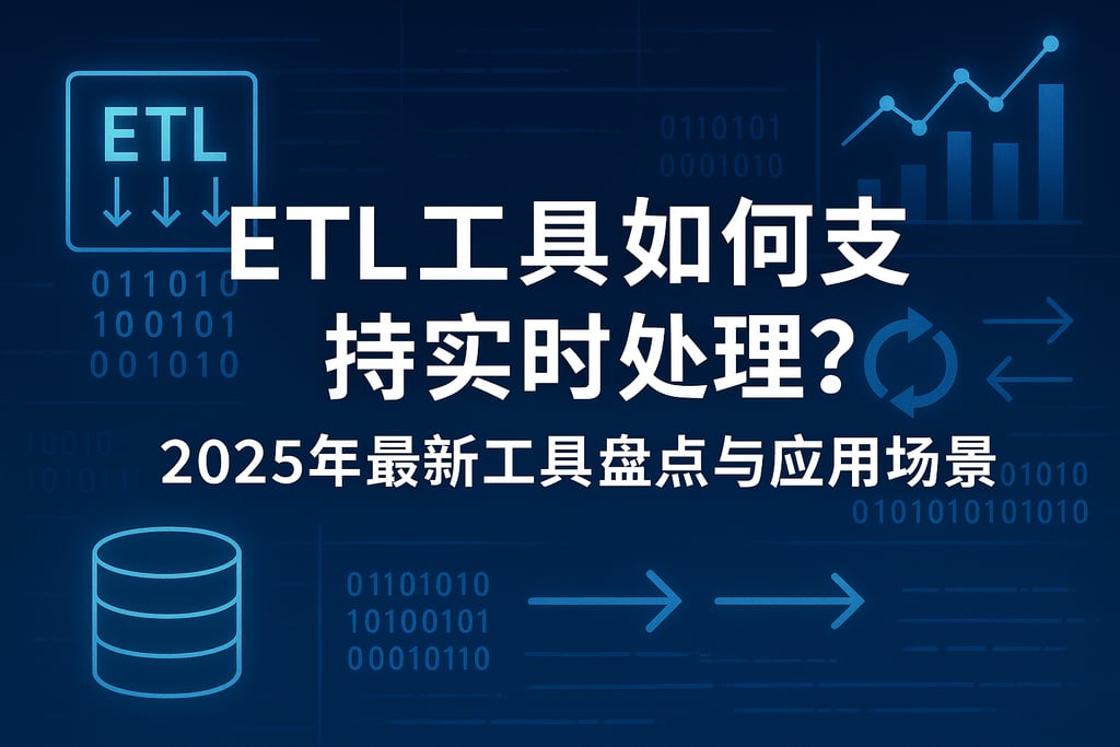 ETL工具如何支持实时处理？2025年最新工具盘点与应用场景