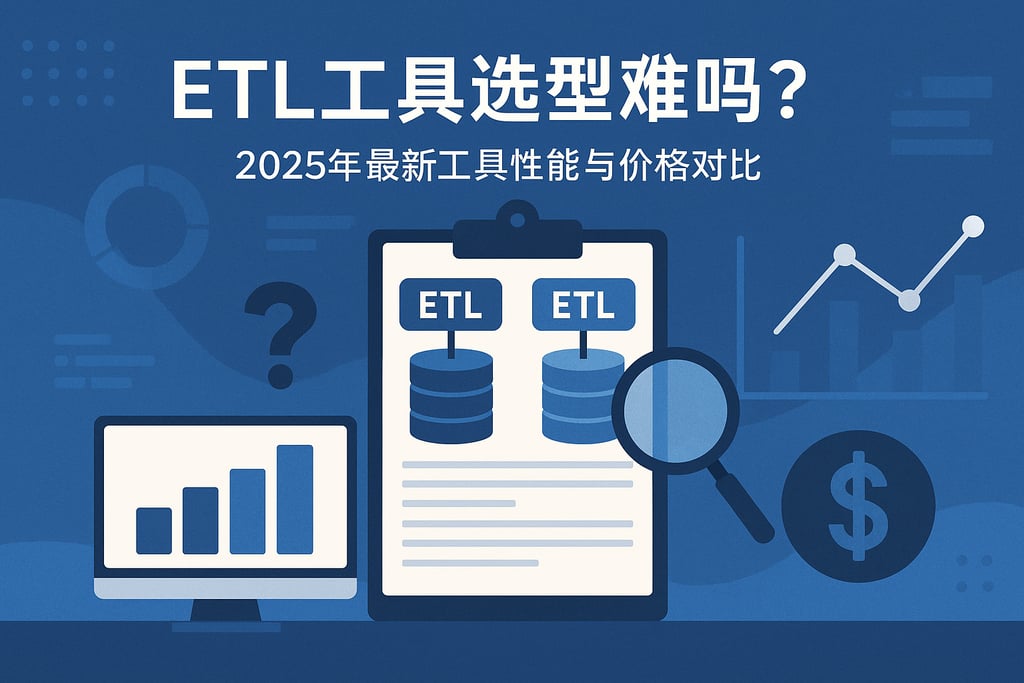 ETL工具选型难吗？2025年最新工具性能与价格对比