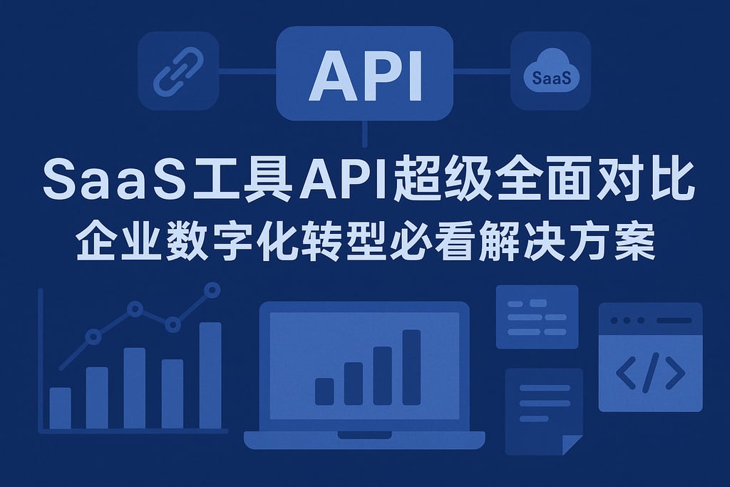 SaaS工具API超级全面对比，企业数字化转型必看解决方案