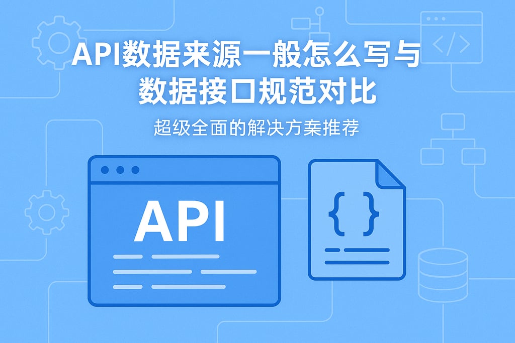 api数据来源一般怎么写与数据接口规范对比，超级全面的解决方案推荐