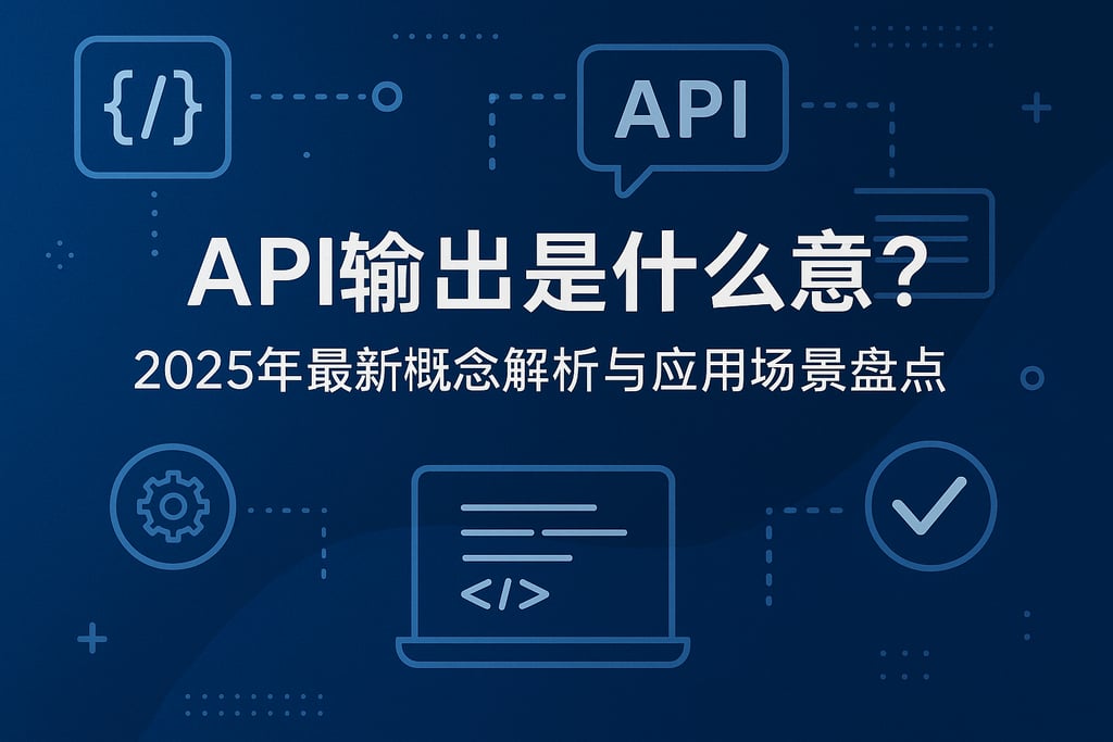 api输出是什么意思？2025年最新概念解析与应用场景盘点