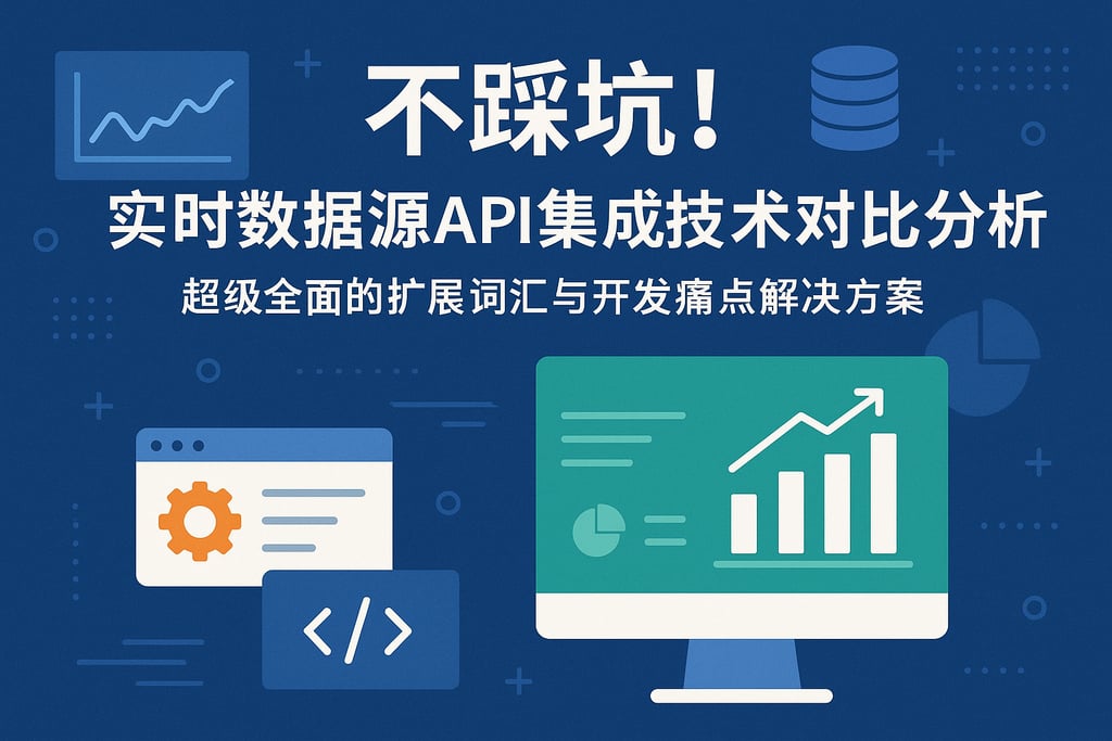 不踩坑！实时数据源API集成技术对比分析，超级全面的扩展词汇与开发痛点解决方案