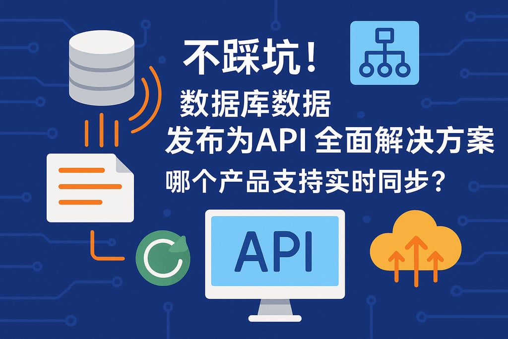 不踩坑！数据库数据发布为API超级全面解决方案，哪个产品支持实时同步？
