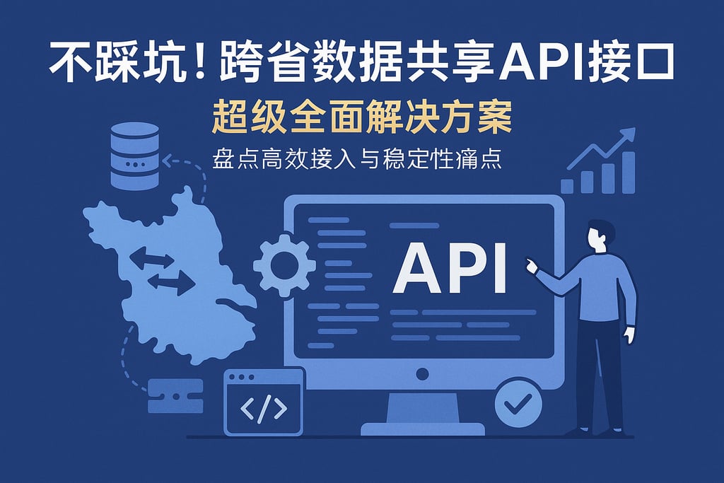 不踩坑！跨省数据共享API接口超级全面解决方案，盘点高效接入与稳定性痛点