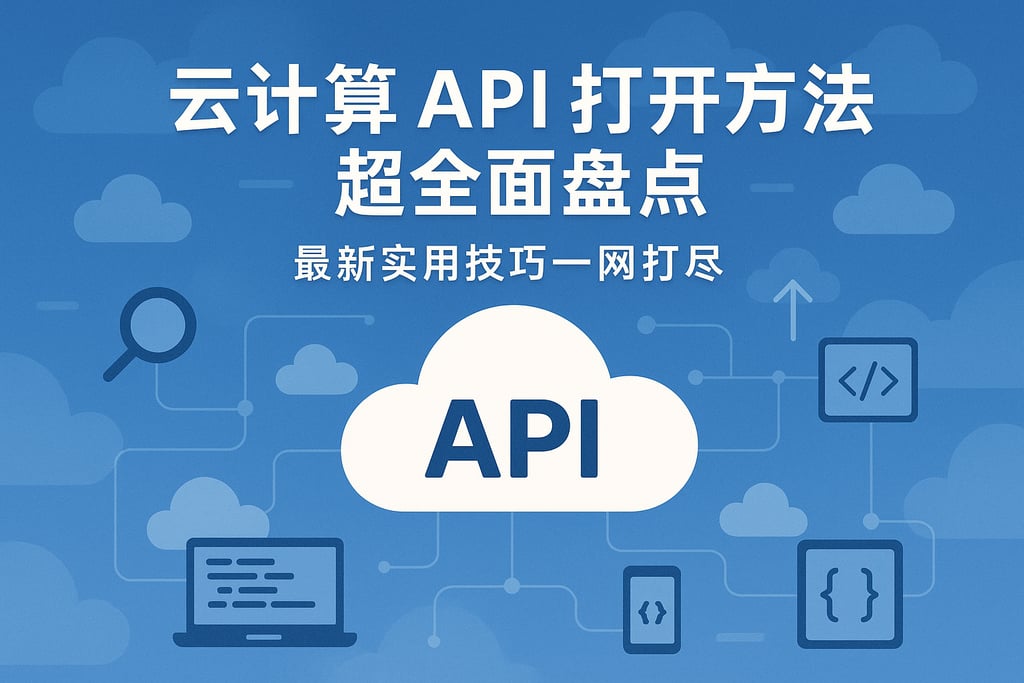 云计算API打开方法超级全面盘点，最新实用技巧一网打尽