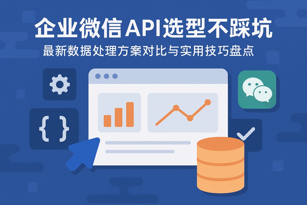 企业微信API选型不踩坑，最新数据处理方案对比与实用技巧盘点
