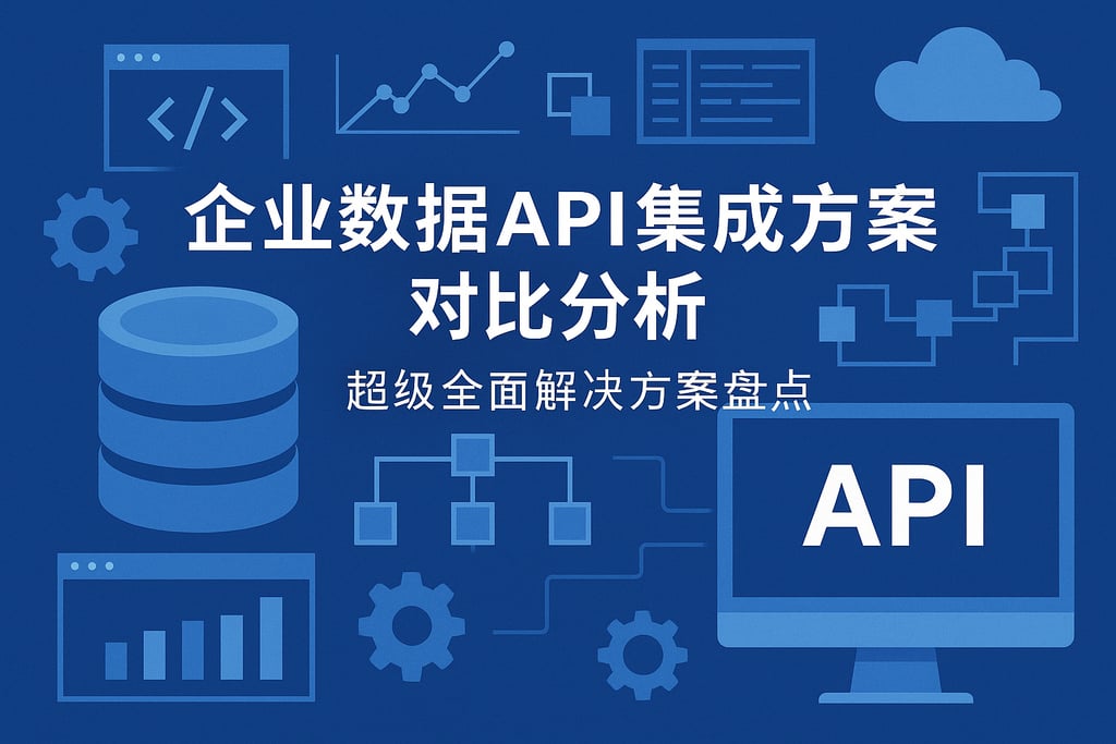 企业数据API集成方案对比分析，超级全面解决方案盘点