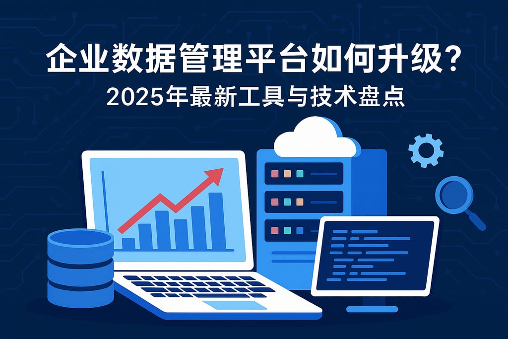 企业数据管理平台如何升级？2025年最新工具技术盘点