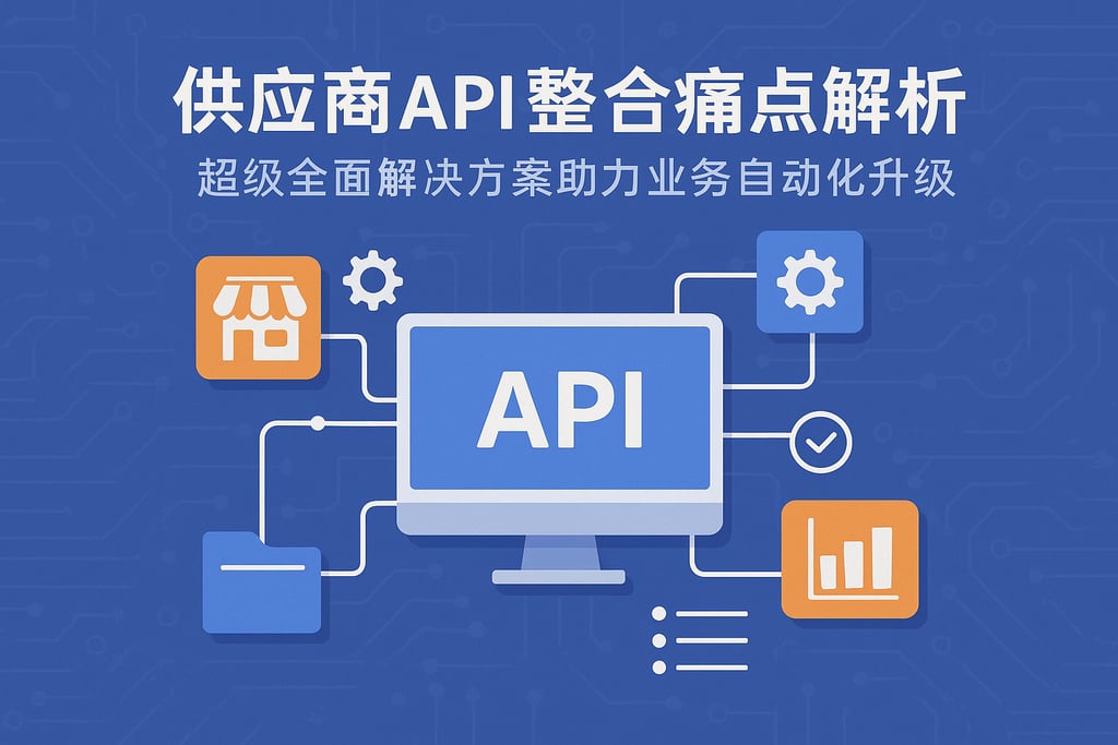 供应商API整合痛点解析，超级全面解决方案助力业务自动化升级