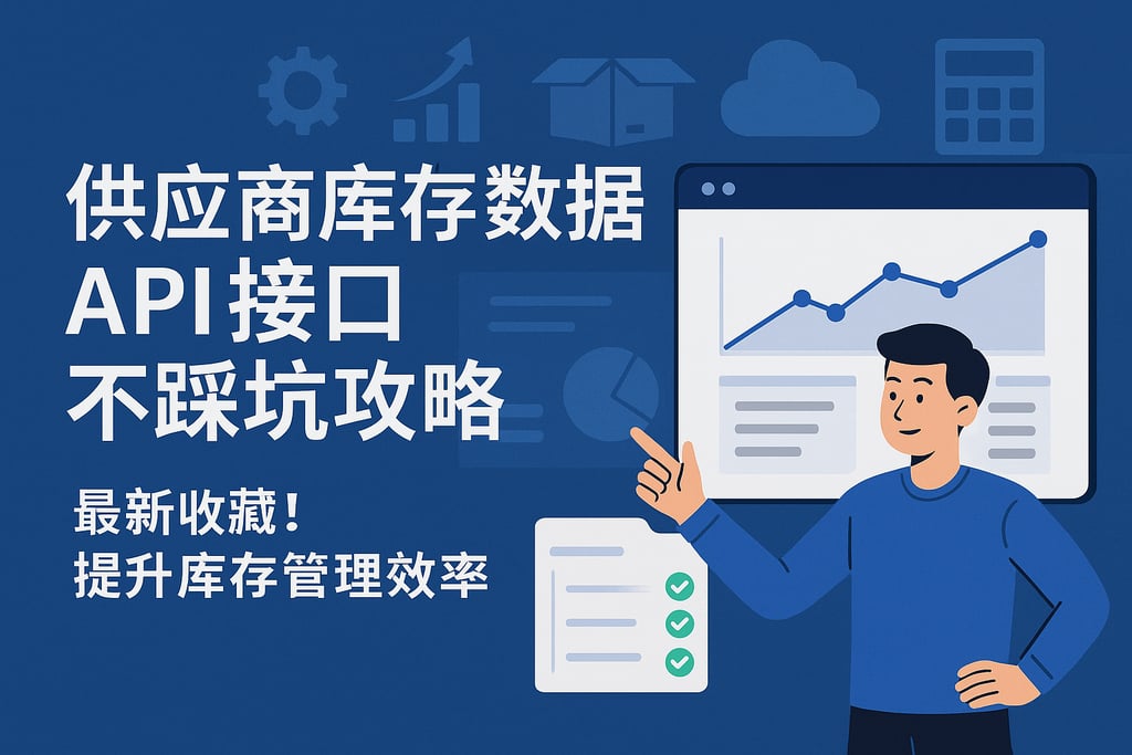 供应商库存数据API接口不踩坑攻略，最新收藏！提升库存管理效率