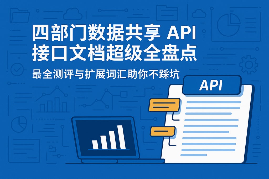 四部门数据共享API接口文档超级全面盘点，最全测评与扩展词汇助你不踩坑