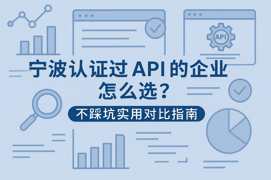 宁波认证过API的企业怎么选？不踩坑实用对比指南