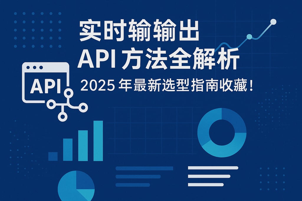实时数据输出API方法全解析，2025年最新选型指南收藏！