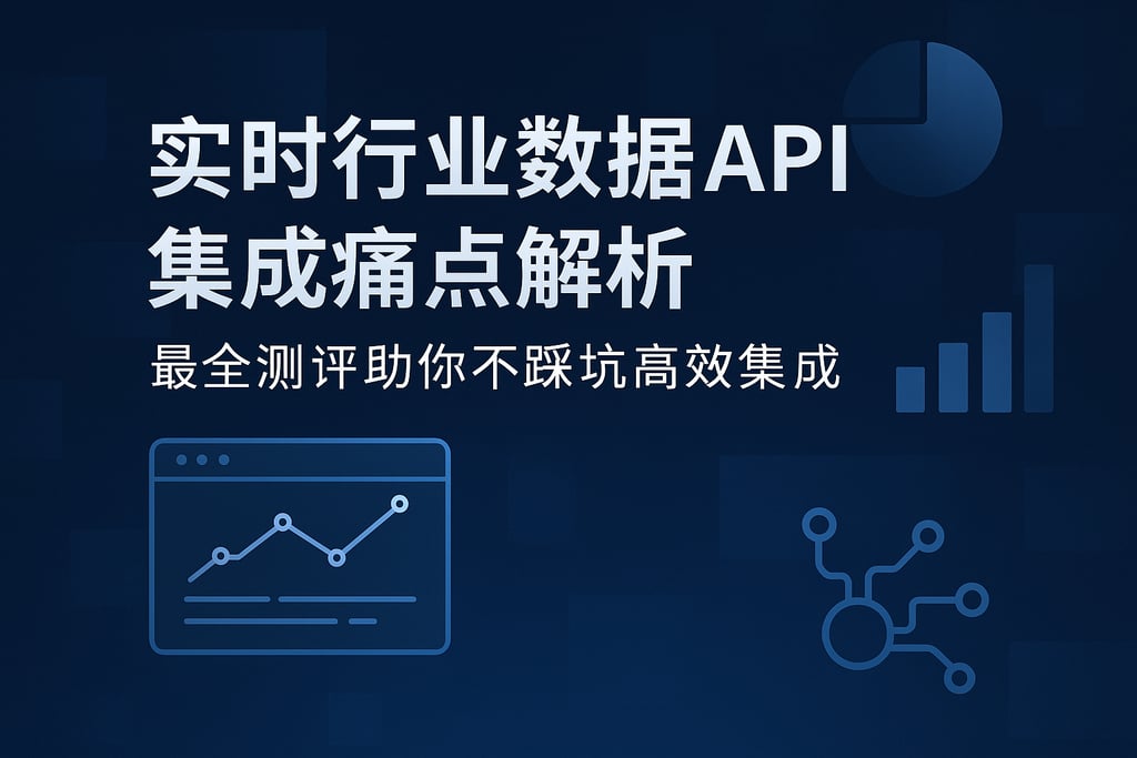 实时行业数据API集成痛点解析，最全测评助你不踩坑高效集成