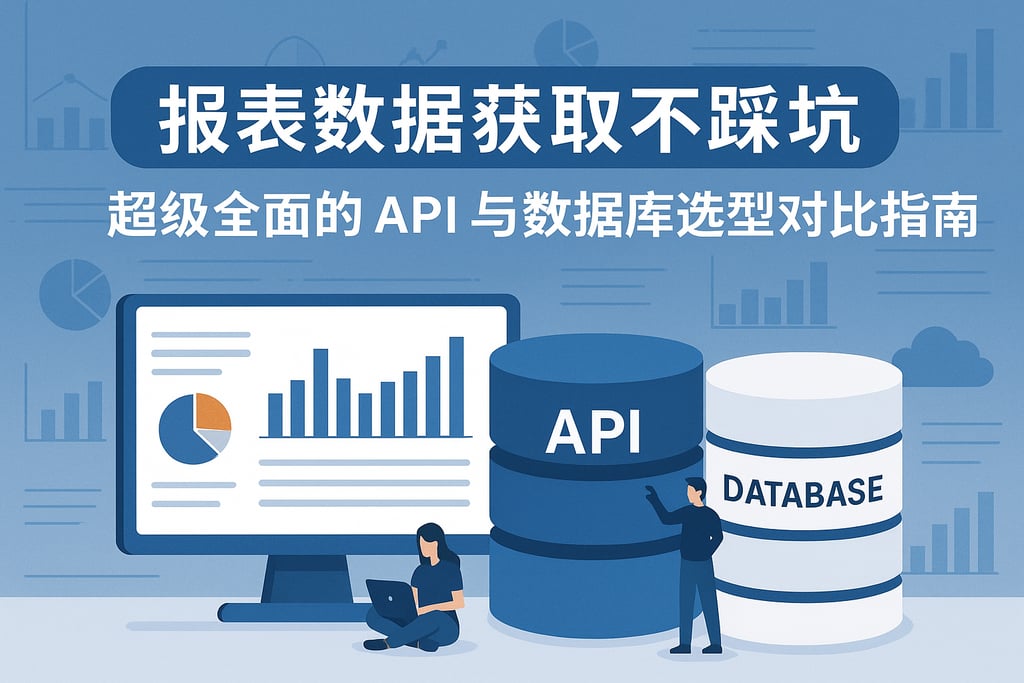 报表数据获取不踩坑，超级全面的API与数据库选型对比指南