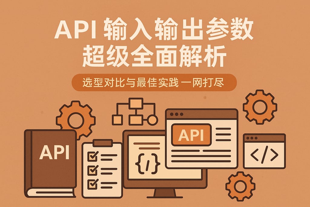 收藏！API输入输出参数超级全面解析，选型对比与最佳实践一网打尽